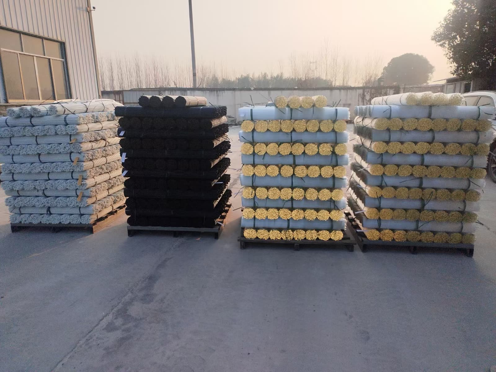 Glass rod factory bundling